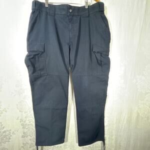 5.11 Tactical Pants 18 Navy Blue Cargo Ripstop Reinforced Workwear Utility